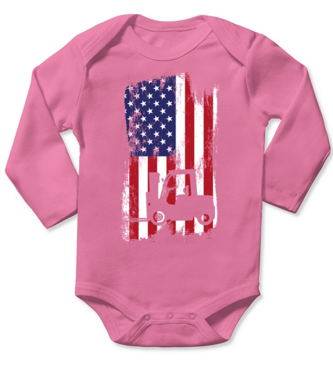 Certified Forklift Truck Operator Long Sleeve Baby One-Piece