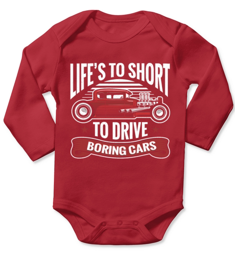 Drive Hot Rod Classic Car Vintage Hotrod Long Sleeve Baby One-Piece