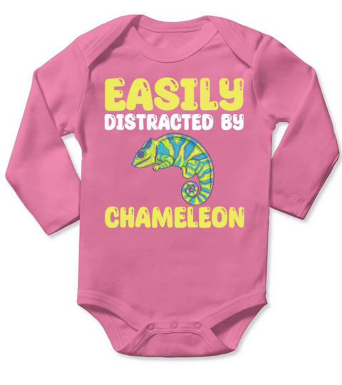 Funny Chameleon Lover Quote Long Sleeve Baby One-Piece