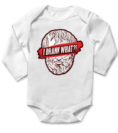 Socrates Philosophy Design for Philosophy Student Long Sleeve Baby One-Piece