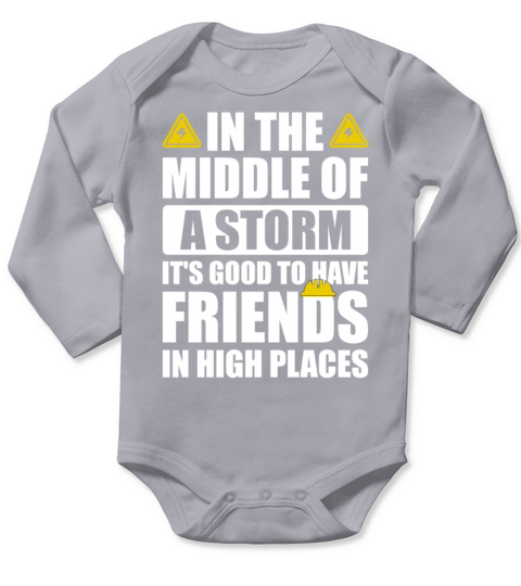 Thank A Lineman Quote Electrical Lineman Long Sleeve Baby One-Piece