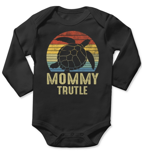 Turtle For Mom Ocean Sea Turtles Tortoise Vintage Long Sleeve Baby One-Piece