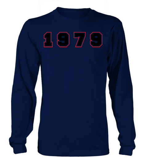 1979 Year Number Long sleeved Unisex