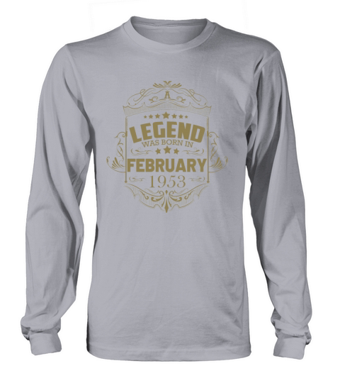 70th Birthday Gifts February 1953 Vintage Long sleeved Unisex