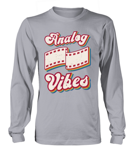 Retro Photographer Vintage Analog Vibes Long sleeved Unisex