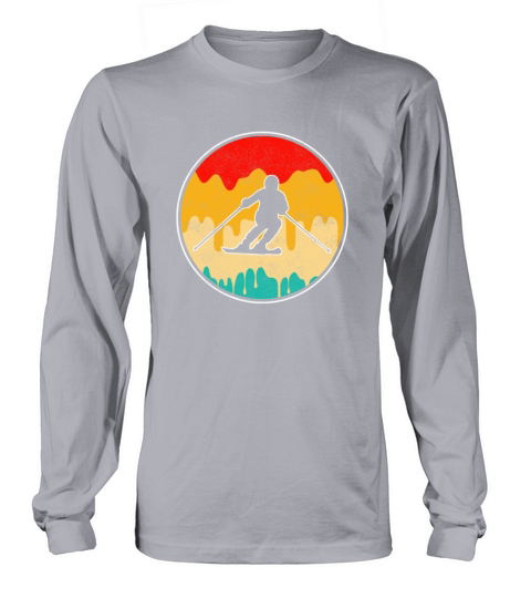 ski retro Long sleeved Unisex