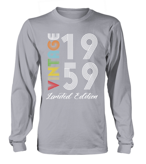 Vintage 1959 Vintage Birthday Retro Vintage Long sleeved Unisex