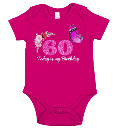 60th birthday for womens Short Sleeve Baby One-Piece