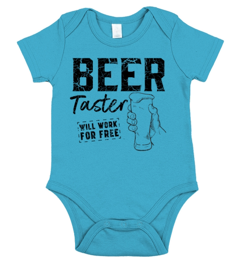 Beer taster works for free Short Sleeve Baby One-Piece