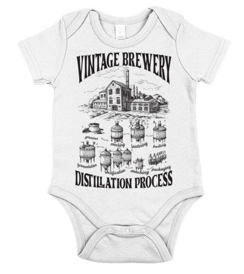Brewery and equipment for the distillation process Short Sleeve Baby One-Piece