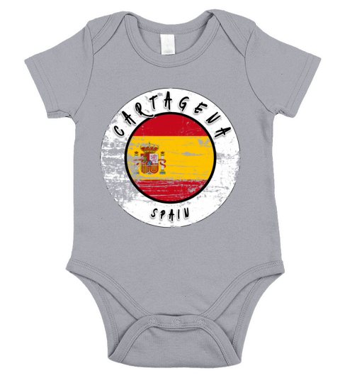 Cartagena Spain Vintage Short Sleeve Baby One-Piece
