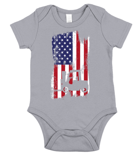 Certified Forklift Truck Operator Short Sleeve Baby One-Piece