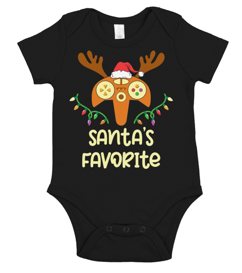 Christmas Sport Santas Favorite Tennis Short Sleeve Baby One-Piece