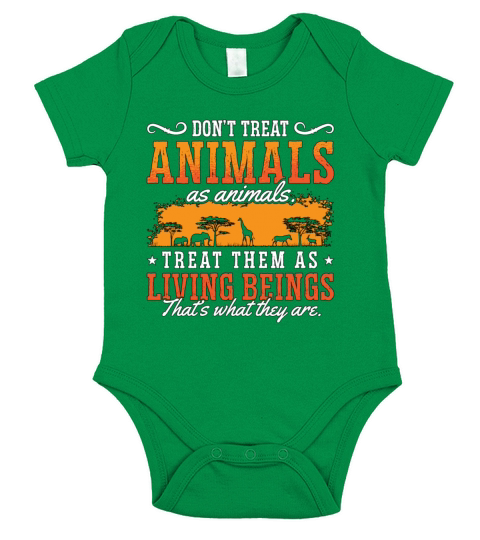 Conservationist Dont Treat Animals Environmental Short Sleeve Baby One-Piece