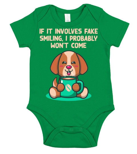 I Probably Wont Come Introvert Sayings Antisocial Short Sleeve Baby One-Piece