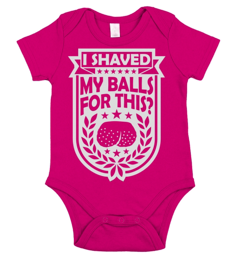 I shaved my balls Short Sleeve Baby One-Piece