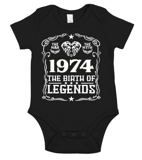 Legends 1974 Short Sleeve Baby One-Piece