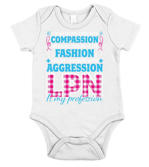 LPN Is My Profession Licensed Practical Nurse Short Sleeve Baby One-Piece
