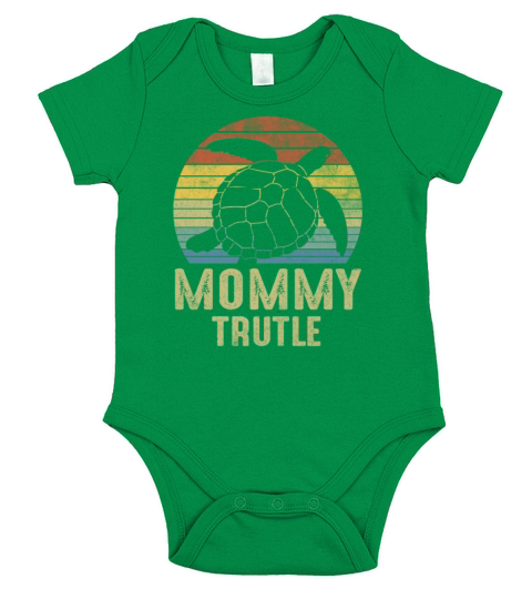 Turtle For Mom Ocean Sea Turtles Tortoise Vintage Short Sleeve Baby One-Piece