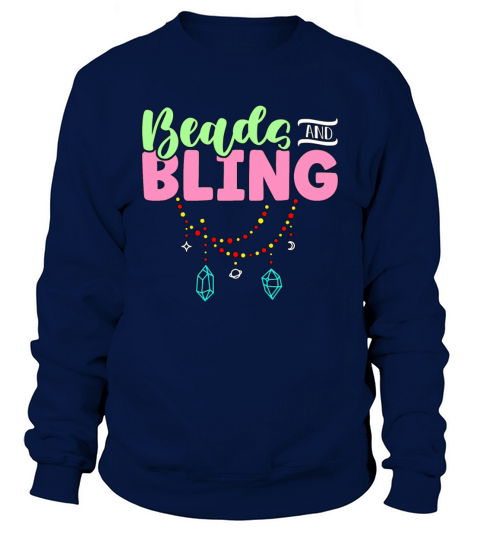 Beading Beads And Bling Beadwork Jewelry Beader Sweatshirt Unisex