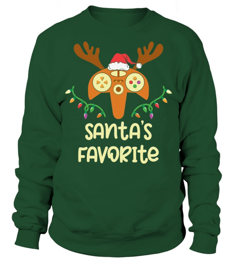 Christmas Sport Santas Favorite Tennis Sweatshirt Unisex