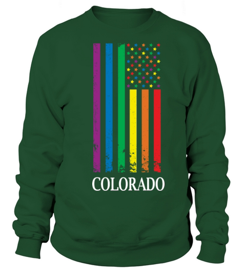 Colorado Pride Month Pride Flag LGBT Community LGB Sweatshirt Unisex