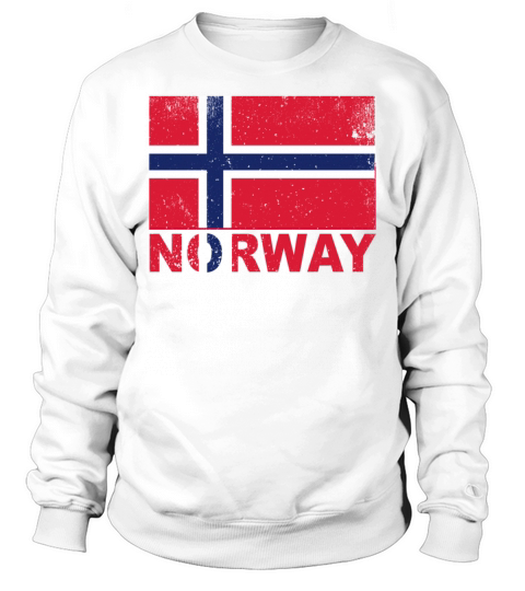 Norway Flag Vintage Scandinavian Origin Nationalit Sweatshirt Unisex