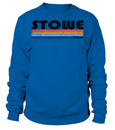 Vintage 1980S Style Stowe Vermont Sweatshirt Unisex