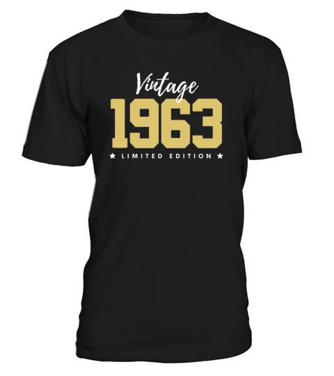 60 Years Vintage 1963 Retro 60th Birthday T-Shirt Unisex