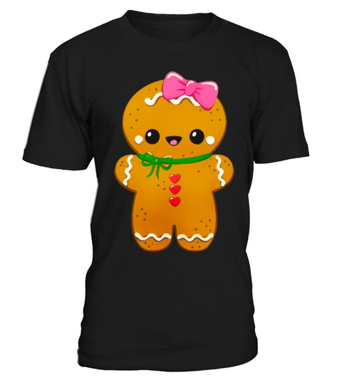 Christmas Cookie Baking Gingerbread Cute Girl Wome T-Shirt Unisex