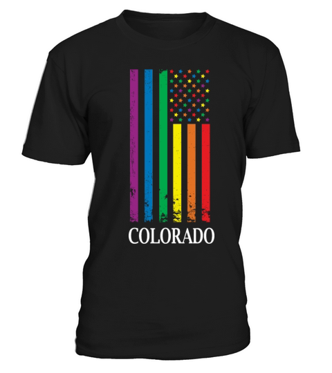 Colorado Pride Month Pride Flag LGBT Community LGB T-Shirt Unisex