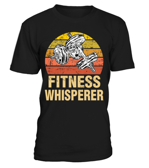 Fitness Whisperer Funny Weightlifting Gym Workout T-Shirt Unisex