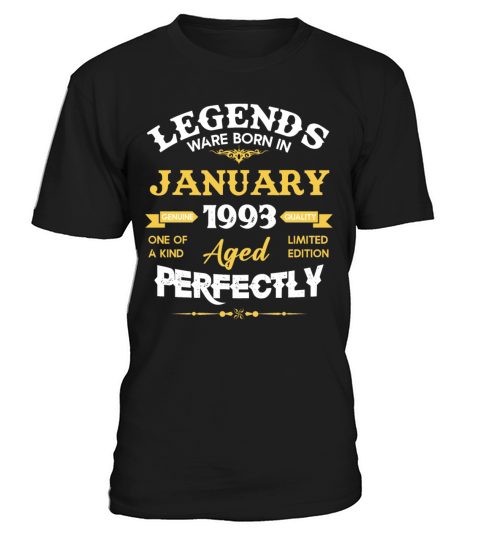 January 1993 Vintage Birthday Present T-Shirt Unisex