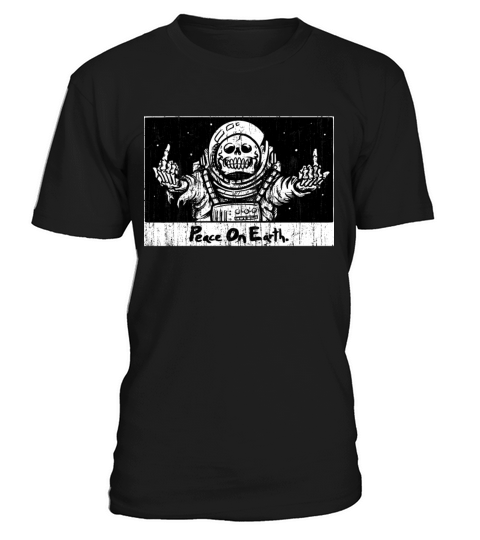 Peace on earth vintage middle fingers T-Shirt Unisex