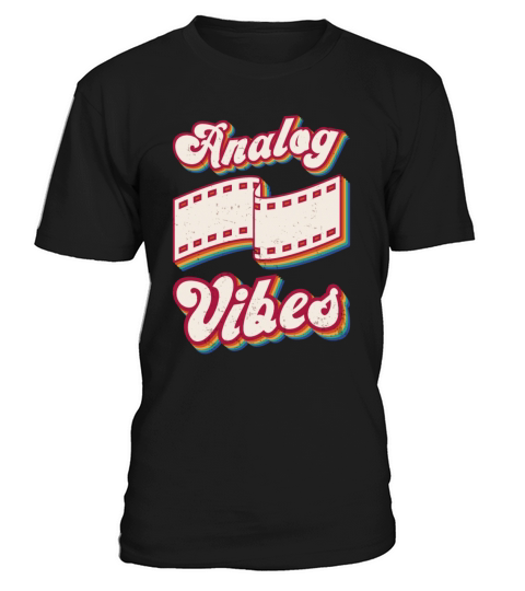Retro Photographer Vintage Analog Vibes T-Shirt Unisex