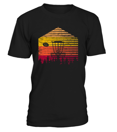 Retro Vintage Disc Golf Flying Disc Sport Funny Fr T-Shirt Unisex