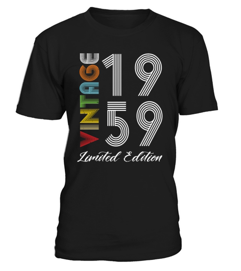 Vintage 1959 Vintage Birthday Retro Vintage T-Shirt Unisex