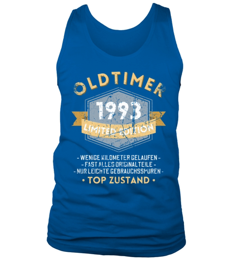 30th Birthday Vintage 1993 Tank Top Unisex