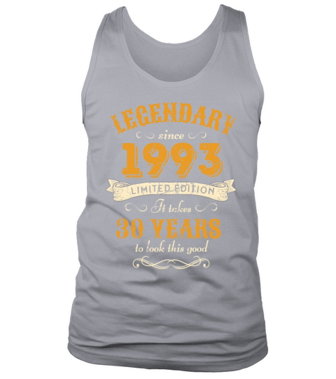 30th Birthday Vintage 1993 Tank Top Unisex