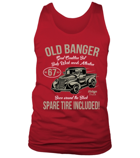 67th Birthday Vintage Old Banger 67 Years Old Men Tank Top Unisex