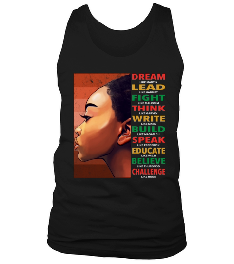 African American Black History Month Tank Top Unisex