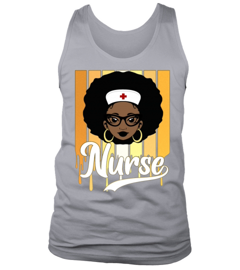 African American Nurse Strong Melanin Girl Melanin Tank Top Unisex