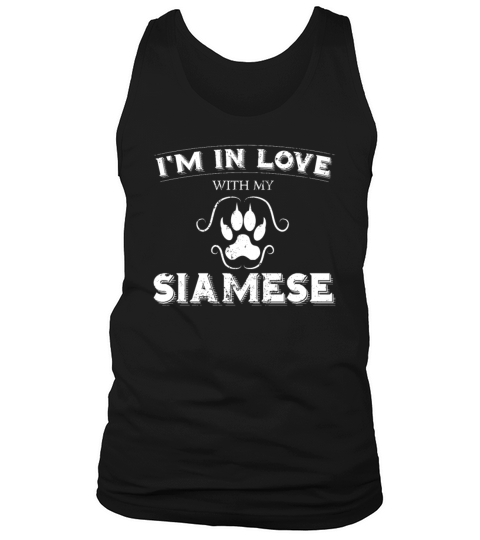 Anti Valentines Day Siamese Cat Owner Gift Tank Top Unisex