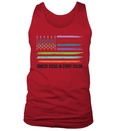 Cancer Sucks In Every Color Tank Top Unisex