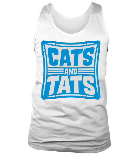 cats and tats quote Tank Top Unisex