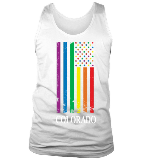 Colorado Pride Month Pride Flag LGBT Community LGB Tank Top Unisex