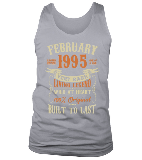 February 1995 Birthday Surprise Tank Top Unisex