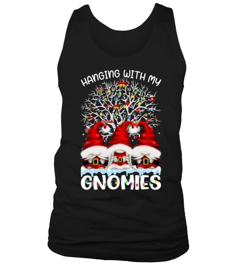 Hanging With My Gnomies Nordic Santa Gnome Christm Tank Top Unisex