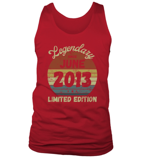 June 2013 - Vintage Birthday Present Tank Top Unisex