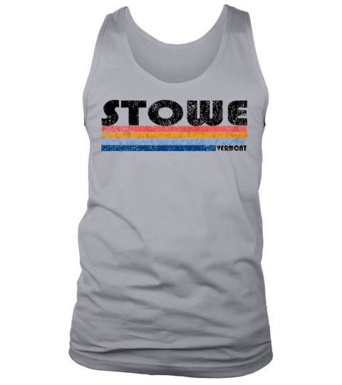 Vintage 1980S Style Stowe Vermont Tank Top Unisex